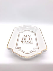 Smoke Station Accessories White Porcelain My Bud Vase™ Mini Tray