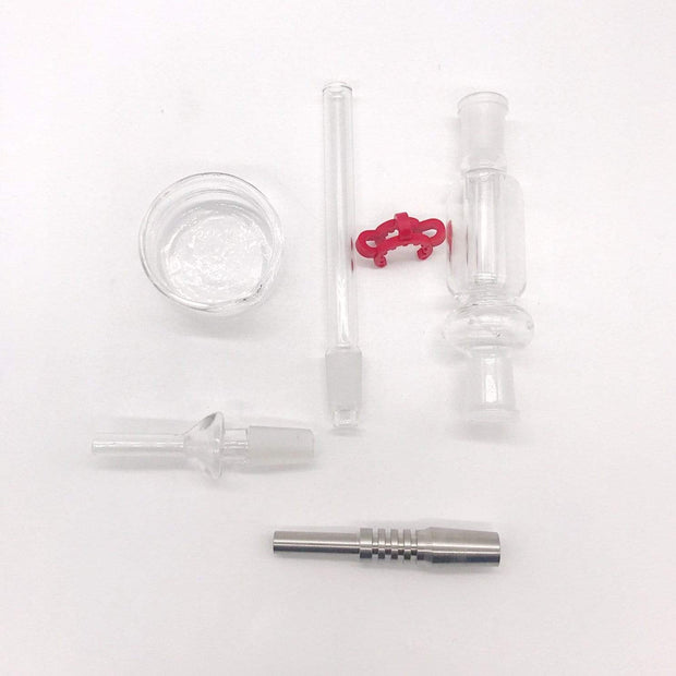 Smoke Station Hand Pipe Clear-Glass Nectar Collector