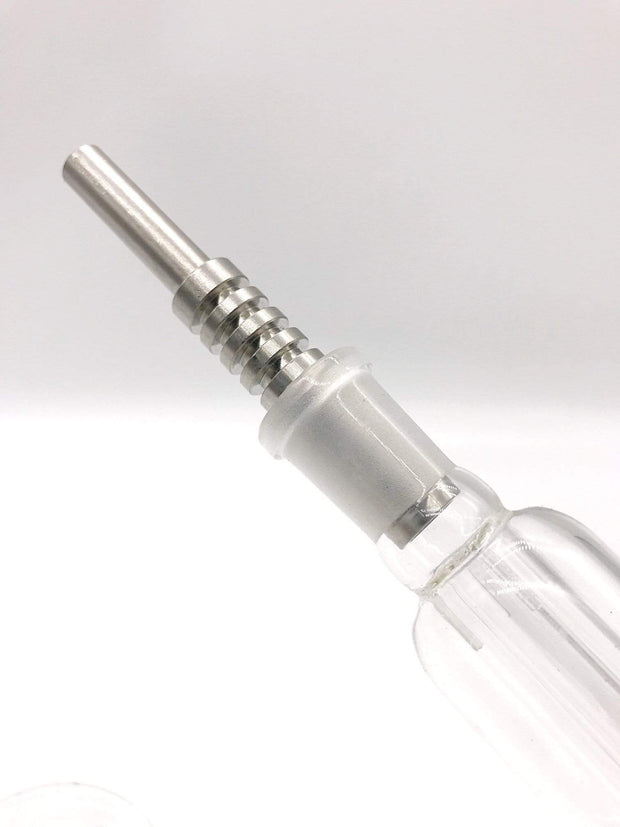 Smoke Station Hand Pipe Clear-Glass Nectar Collector
