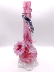 Smoke Station Water Pipe Pink Noble Glass Flower Collection American Water Pipes