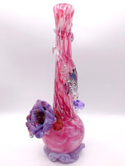 Smoke Station Water Pipe Purple Flower Noble Glass Flower Collection American Water Pipes