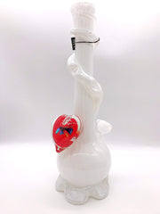 Smoke Station Water Pipe Red Heart Noble Glass Heart Collection American Water Pipes