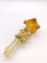 Smoke Station Hand Pipe Clear Peyote Button Spoon Hand Pipe