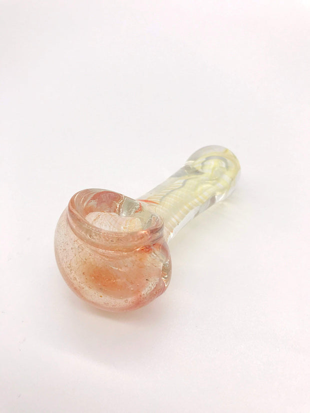 Smoke Station Hand Pipe Pink Pink Spoon Hand Pipe