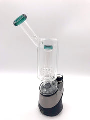 Smoke Station Water Pipe Puffco Peak Glass Sidecar Attachment with Matrix Perc