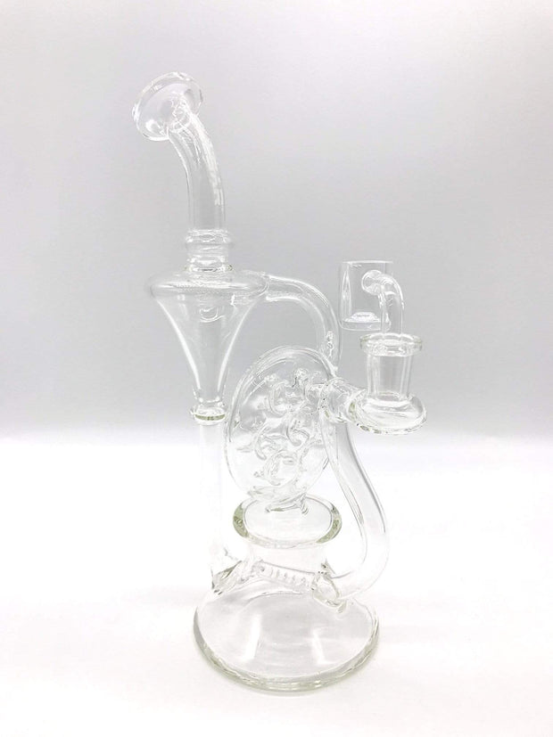 Smoke Station Water Pipe Clear Pulsar recycler swiss rig