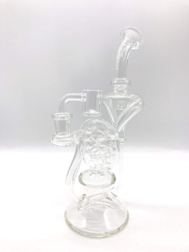 Smoke Station Water Pipe Clear Pulsar recycler swiss rig
