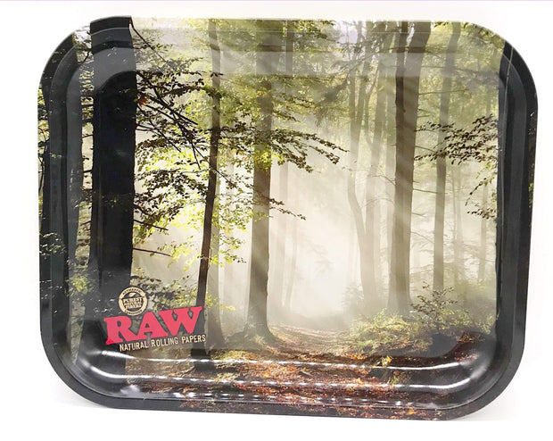 Smoke Station Accessories (13in x 10.5in) / Forest RAW Rolling Trays (Large)