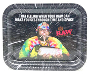 Smoke Station Accessories (13in x 10.5in) / Time and Space RAW Rolling Trays (Large)