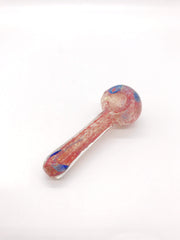 Red spoon with light blue flex