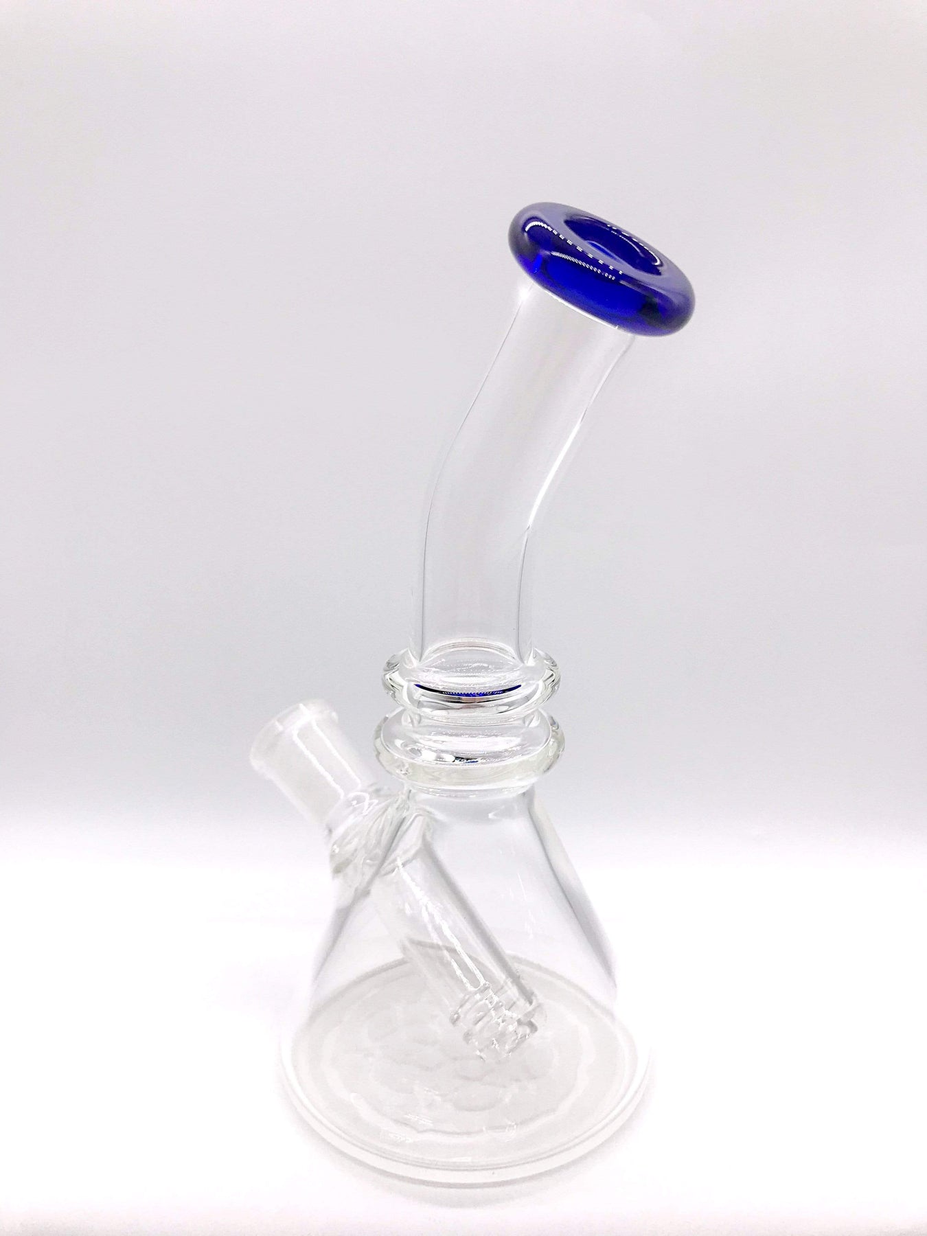 Sandblasted Design Bottom Mini-Rig – Smoke Station