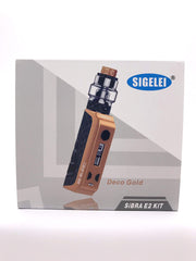 Smoke Station Vape Deco Gold Sigelei Sibra E2 Kit