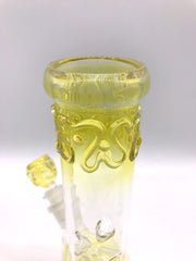 Smoke Station Water Pipe Silver Fumed Beaker with Ice Catch