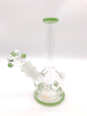 Smoke Station Water Pipe Lime Simple Flared Base GoG Water Pipe