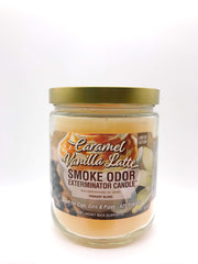 Smoke Station Accessories Caramel Vanilla Latte Smoke Exterminator Candle