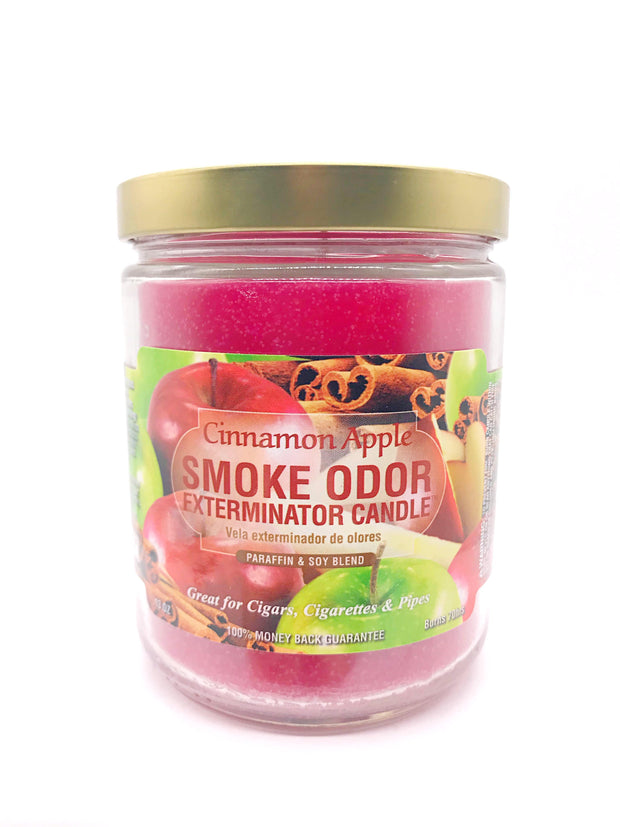 Smoke Station Accessories Cinnamon Apple Smoke Exterminator Candle