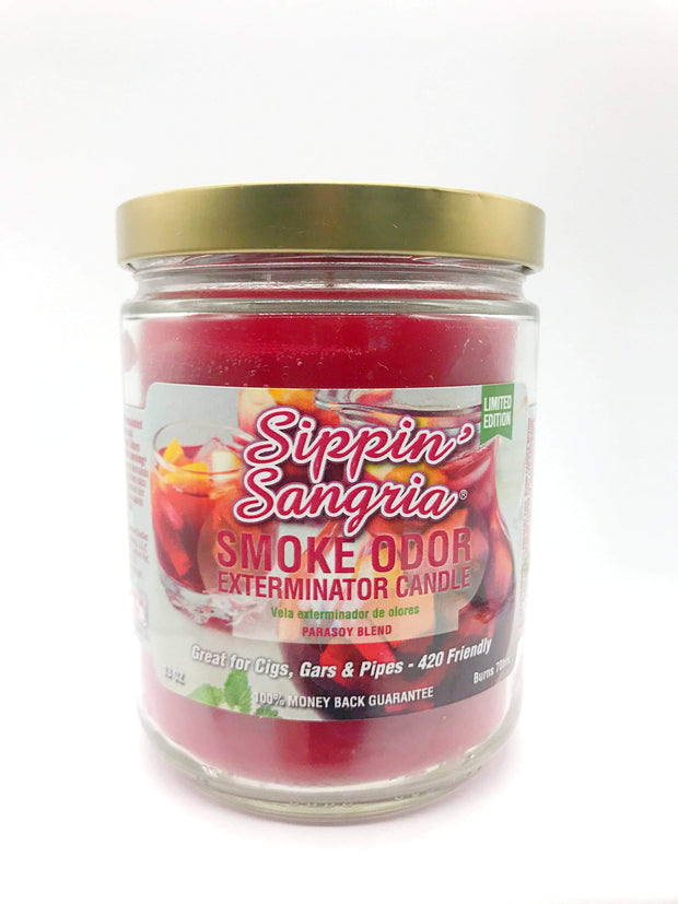 Smoke Station Accessories Sippin' Sangria Smoke Exterminator Candle