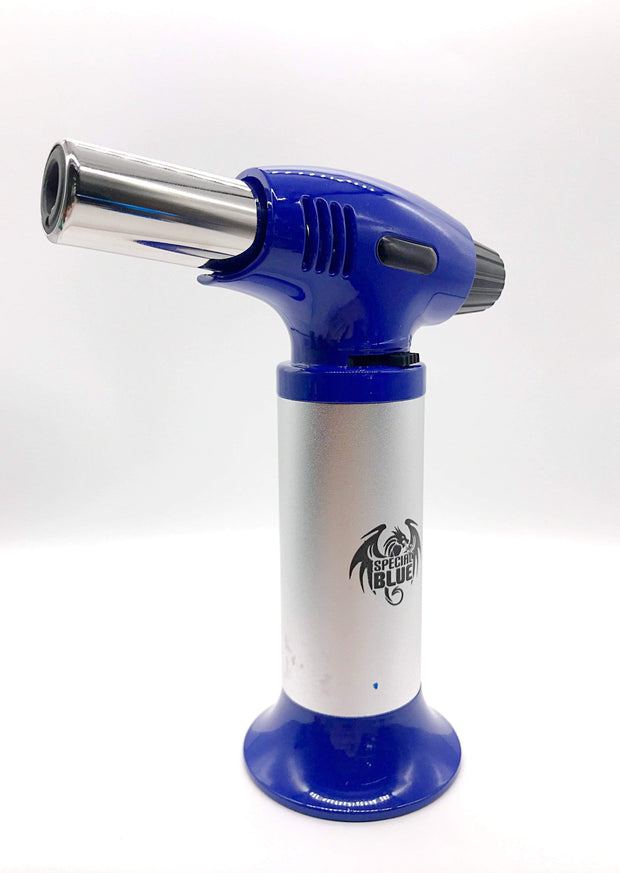 Smoke Station Accessories Silver Special Blue Butane "Inferno" Torch