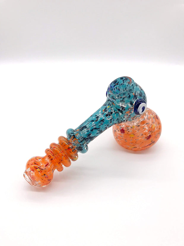Speckled Bold Color Hammer Bubbler – Smoke Station