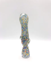 Smoke Station Hand Pipe Speckled Color Chillum Hand Pipe