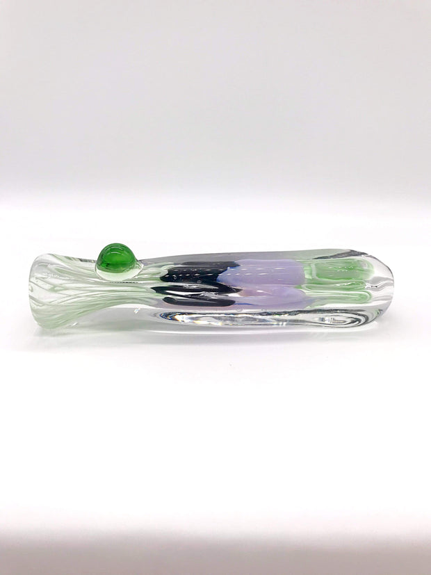 Smoke Station Hand Pipe Square Cut Inside-Out Chillum