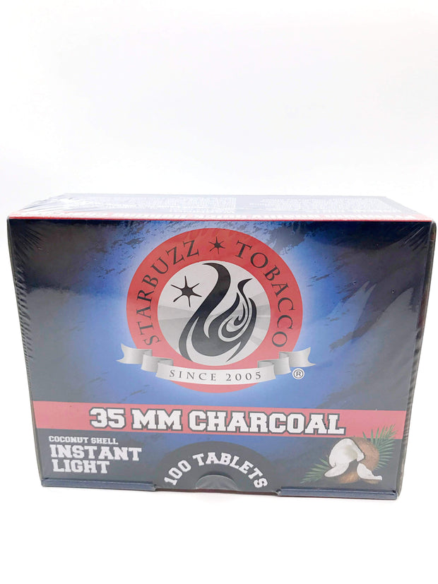 Smoke Station Hookah 100 Tablets (Box) Starbuzz Coconut Shell Quick-Lighting Charcoal