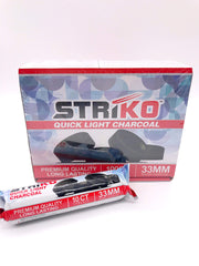 Smoke Station Hookah 10 Tablets (One Pack) Striko Quick-Lighting Charcoal