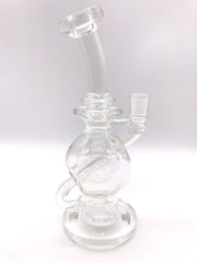 Smoke Station Water Pipe Clear Thick Ball Seed of Life Rig