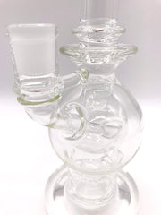 Smoke Station Water Pipe Clear Thick Ball Seed of Life Rig