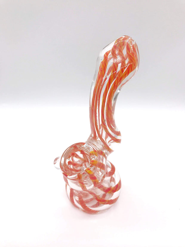 Thick Bubbler with Ribbon Work
