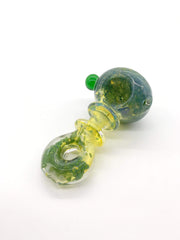 Smoke Station Hand Pipe Thick Fumed Neck Diffused Spoon with Flattened Mouthpiece Hand PIpe