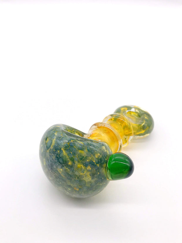 Smoke Station Hand Pipe Style A2 Thick Fumed Neck Diffused Spoon with Flattened Mouthpiece Hand PIpe