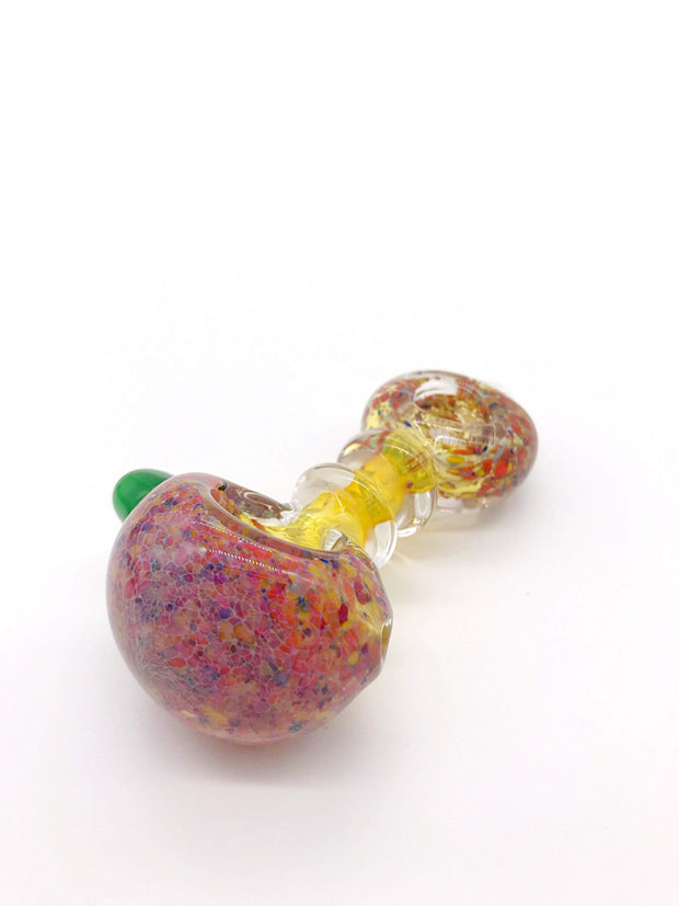 Smoke Station Hand Pipe Style A4 Thick Fumed Neck Diffused Spoon with Flattened Mouthpiece Hand PIpe
