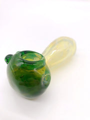 Smoke Station Hand Pipe Thick Fumed Spoon with Green Bowl Hand Pipe