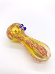 Smoke Station Hand Pipe Thick Fumed Spoon with Ribbon Hand Pipe