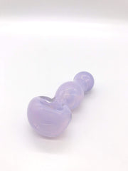 Smoke Station Hand Pipe Purple Thick Inside-Out America Spoon With Bulb Neck
