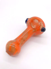 Smoke Station Hand Pipe Thick Red Spoon with Blue Cobbler Hand Pipe