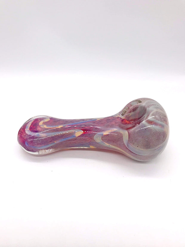 Smoke Station Hand Pipe Thick Speckle Spatter Spoon Hand Pipe