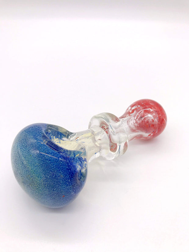 Smoke Station Hand Pipe Red Thick Spoon with Color Hand Pipe