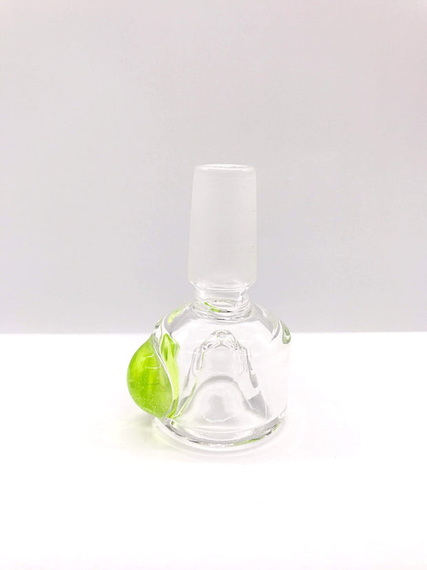 Smoke Station Waterpipe Bowl Slime Thick Waterpipe Bowl with Bubble Accent