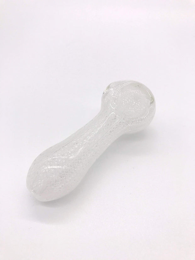 Smoke Station Hand Pipe Thick White Spoon Hand Pipe