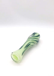 Smoke Station Hand Pipe Green Twisted chillum hand pipe one hitter