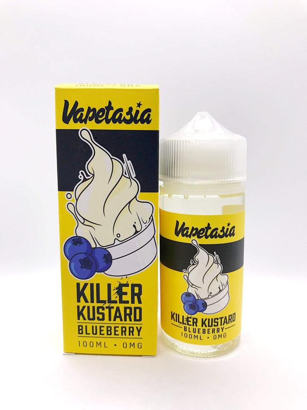Smoke Station Juice Killer Kustard Blueberry Vapetasia Sub-Ohm E-Juice